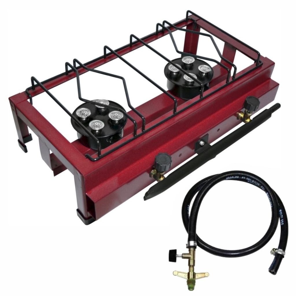 FOGAO SEMI INDUSTRIAL DE BANCADA 2 BOCAS LX-METALURGICA ROA