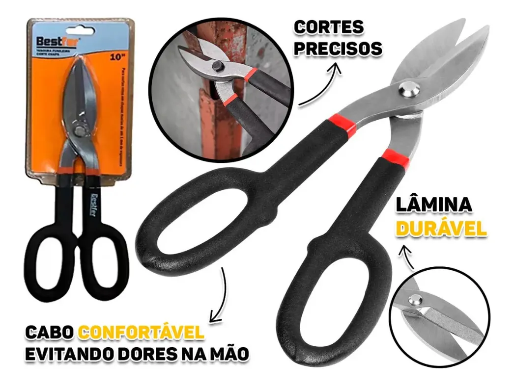 TESOURA FUNILEIRO 10POL-BESTFER - Imagem 2