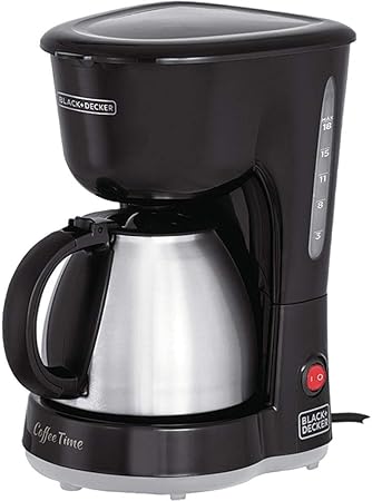 CAFETEIRA JARRA INOX CM15-BLACK E DECKER