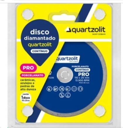DISCO DIAMANTADO CORTE CONTINUO-QUARTZOLIT