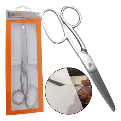 TESOURA ACO INOX 20CM-BESTFER