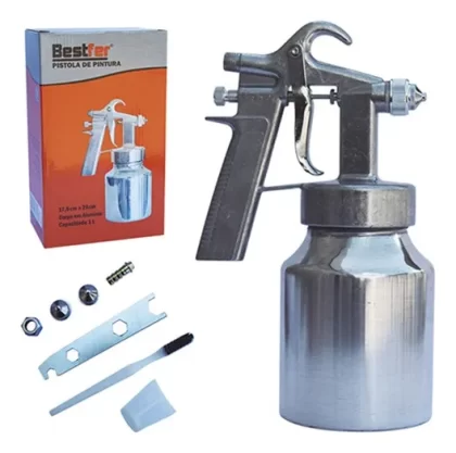 PISTOLA P/PINTURA DE BAIXA PRESSAO 1 LITRO-BESTFER
