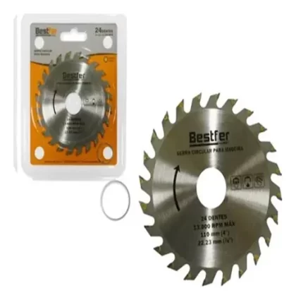 SERRA CIRCULAR PARA MADEIRA 24 DENTES-BESTFER