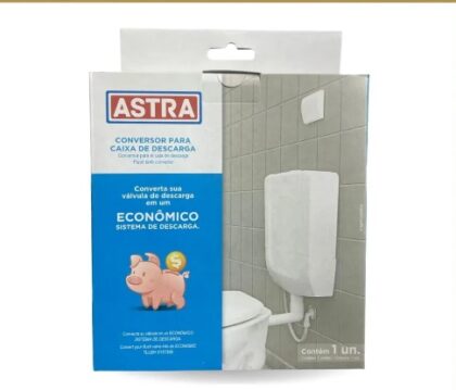 CAIXA DE DESCARGA BAIXA COM DUPLOM ACIONAMENTO-ASTRA