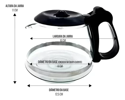 JARRA PARA CAFETEIRA ARNO PETITE