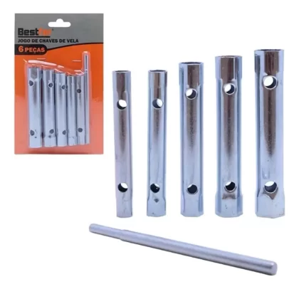 JOGO CHAVE DE VELA COM 6 PECAS-BESTFER