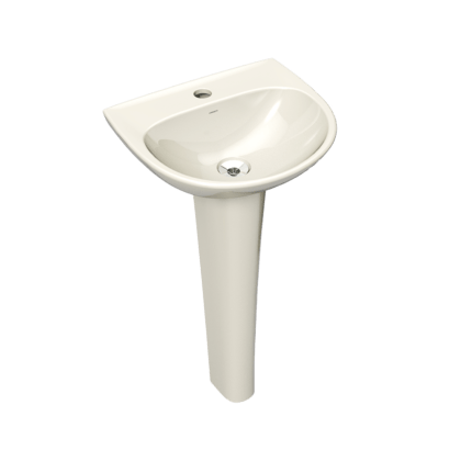 LAVATORIO COM COLUNA WAY BEGE-LORENZETTI