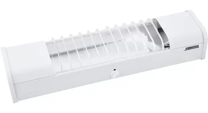 LUMINARIA COMPACTA TA7 COM SOQUETE E27 BRANCA-TASCHIBRA