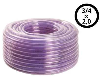 MANGUEIRA CRISTAL 3/4X2MM-PLASBOHN
