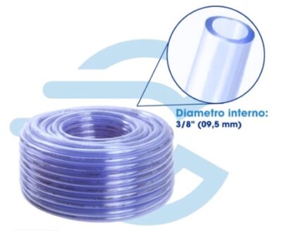 MANGUEIRA CRISTAL 3/8X1MM-PLASBHON