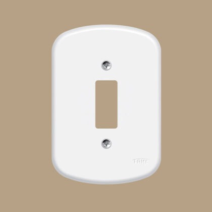 PLACA 4X2 F1 BLANC-FAME