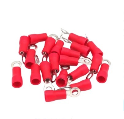 TERMINAL PRE ISOLADO ANEL 10MM 4.3MM COM 10 UNIDADES-G20