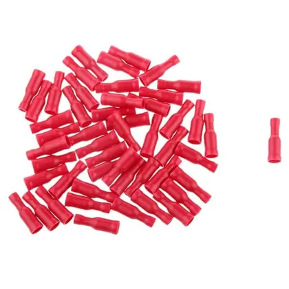 TERMINAL PRE ISOLADO BALA FEMEA 0.5MM-1.5MM COM 10 UNIDADES-G20