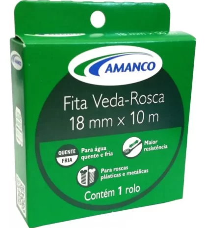 FITA VEDA ROSCA 18X10MT-AMANCO