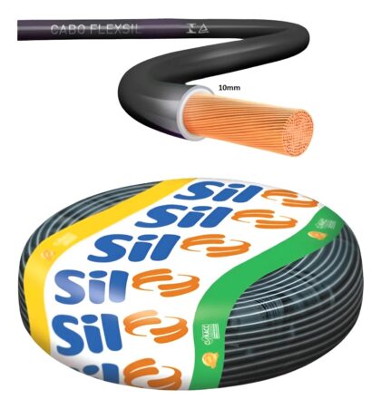 CABO FLEXIVEL 10MM COM 100 METROS-SIL