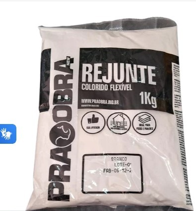 REJUNTE FLEXIVEL BRANCO 1KG-PRA OBRA