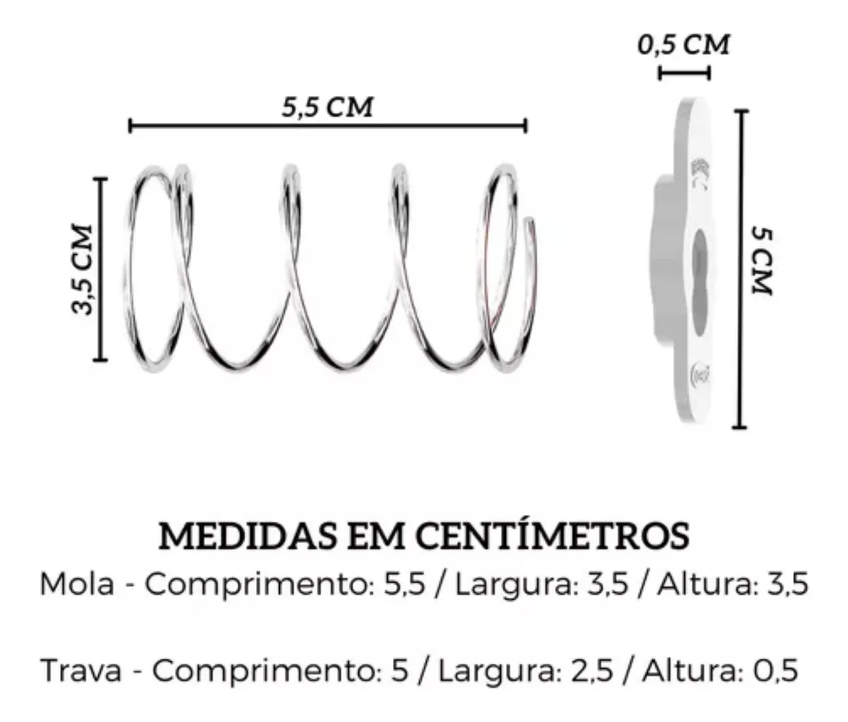 TRAVA MOLA PARA EIXO ACIONADOR 1.1/2 DOCOL-CENSI - Imagem 2