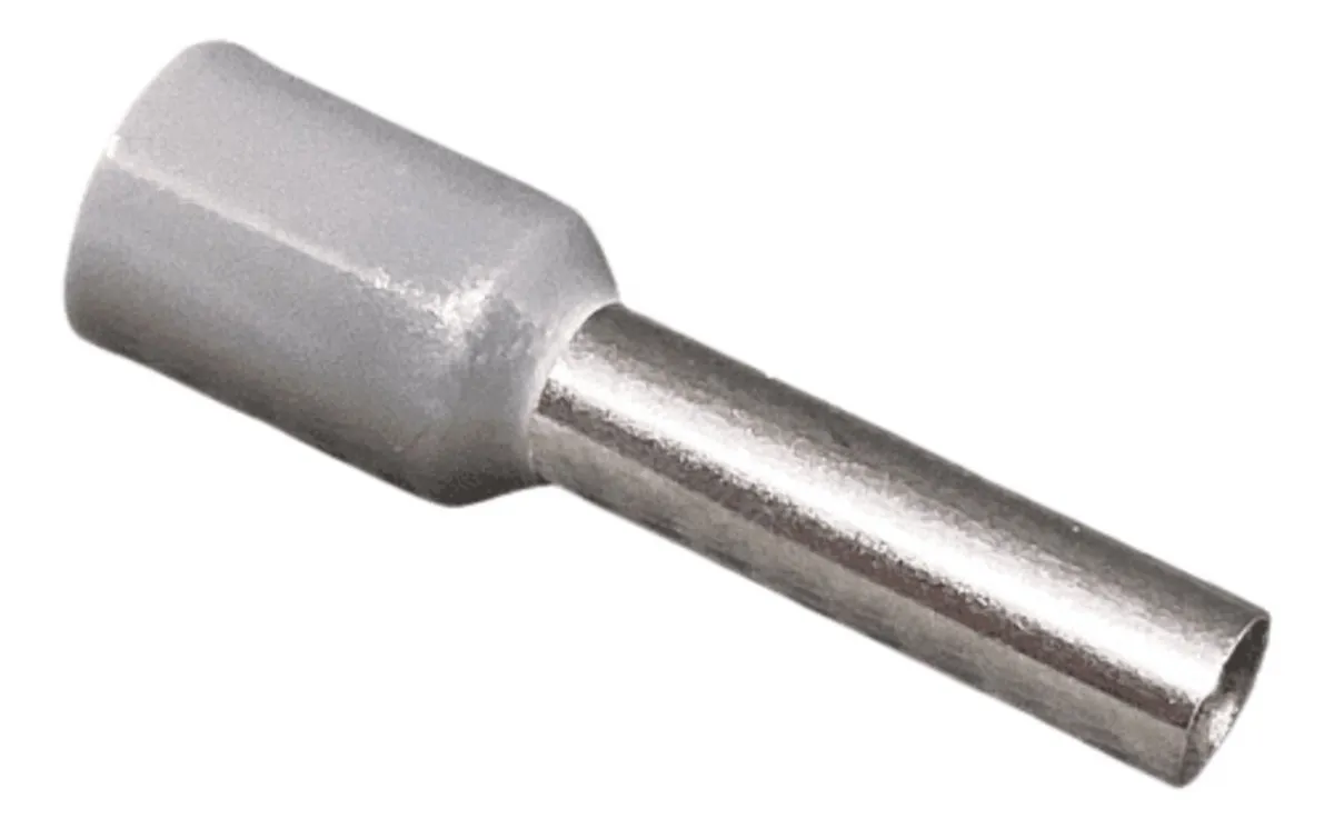 TERMINAL ISOLADO TUBULAR 4MM-18MM COM 10 PECAS-G20