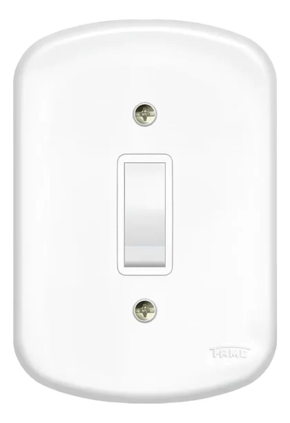 INTERRUPTOR SIMPLES COM PLACA BLANC-FAME