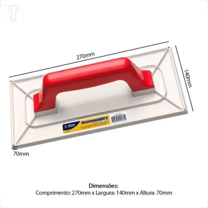 DESEMPENADEIRA PLASTICA PARA TEXTURA -ATLAS