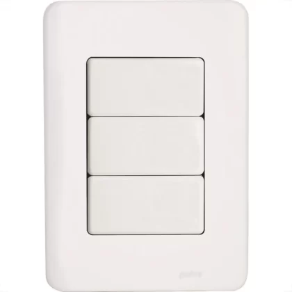 3 TECLAS SIMPLES 10A 250V-PERLEX