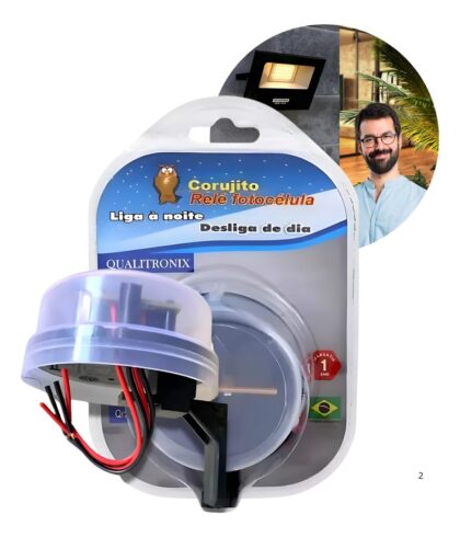 RELE FOTOCELULA COM BASE 110/220V