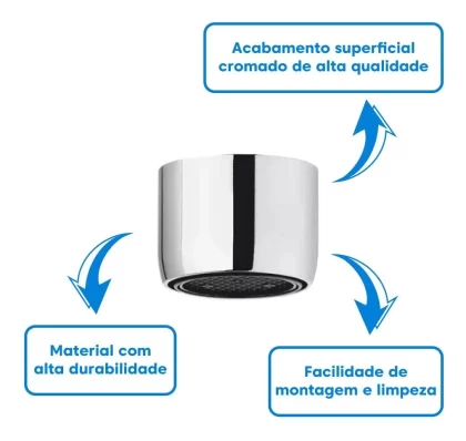 AREJADOR T2 FEMEA CROMADO-FABRIMAR