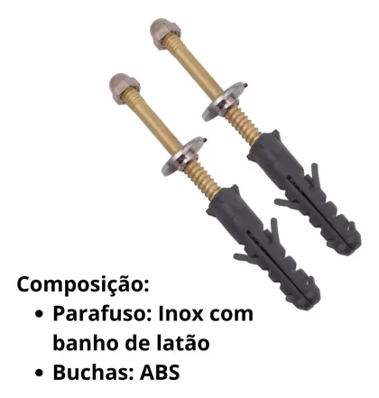 PARAFUSO PARA TANQUE BUCHA 12 LATAO COM 2 PECAS-DELTA