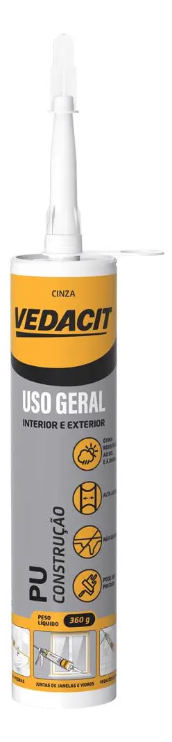 PU CONSTRUCAO CINZA 380GR-VEDACIT