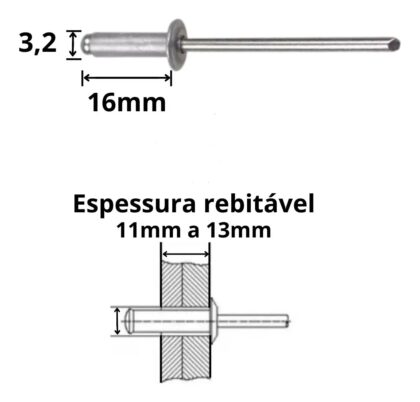 REBITE 316 KG