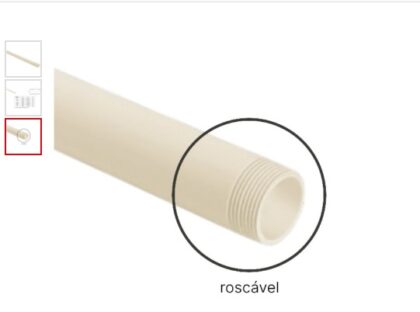 TUBO ROSCAVEL 1 COM 6 MT-AMANCO