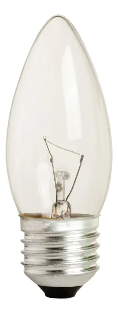 LAMPADA INCADESCENTE VELA LISA CLARA E27 25W-KIAN