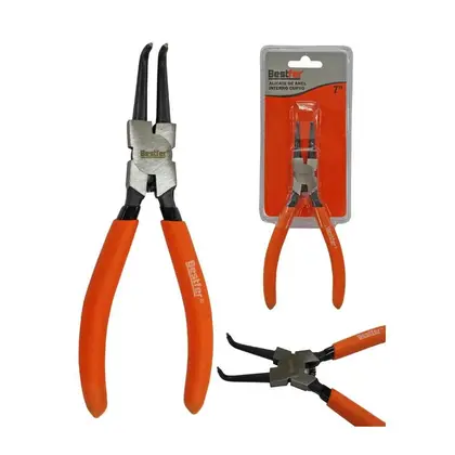 ALICATE PARA ANEIS INTERNO CURVO 7POL-BESTFER