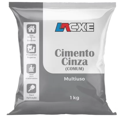CIMENTO CINZA 1KG-LACXE