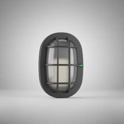 LUMINARIA TARTARUGA 23W/25W 250V PRETA-ILUMI