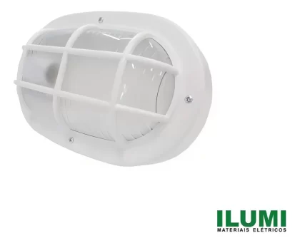 LUMINARIA DECORATIVA COM CAPA BRANCA 23W/25W-ILUMI