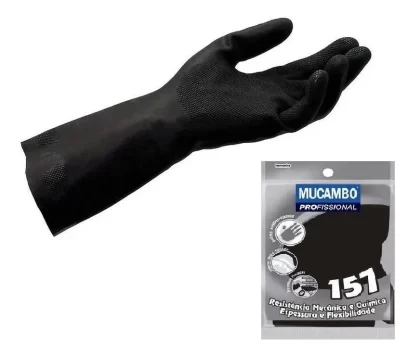 LUVA PRETA TAMANHO G-MUCAMBO