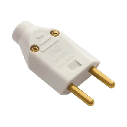 PLUG PADRAO 2P JUNCAO MACHO 20A CINZA-FAME