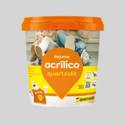 REJUNTE ACRILICO CINZA PLATINA 1KG-QUARTZOLIT