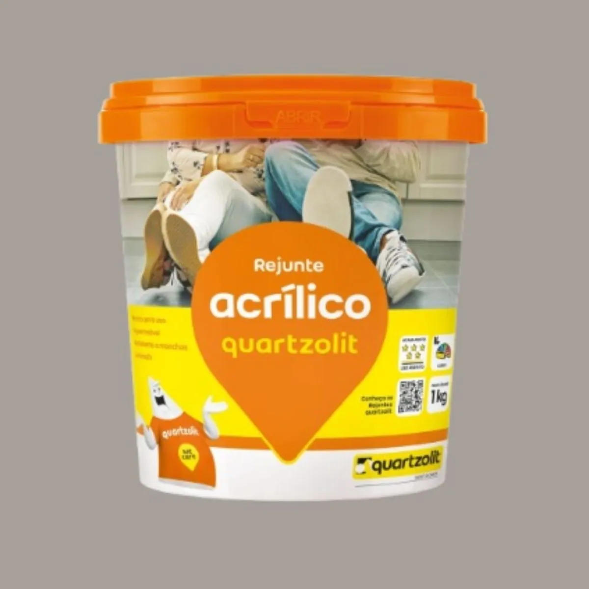 REJUNTE ACRILICO 1KG CINZA OUTONO-QUARTZOLIT