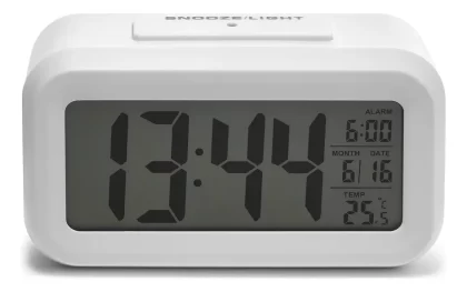 RELOGIO DE MESA DIGITAL COM DESPERTADOR-CASITA