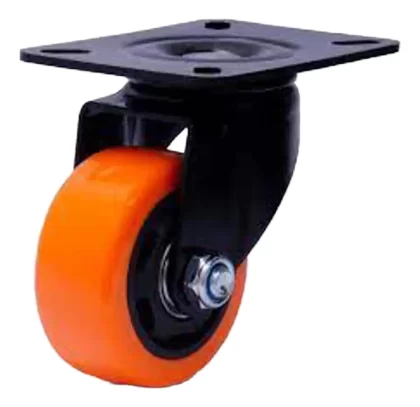 RODIZIO GIRATORIO 312 75MM LARANJA -COLSON