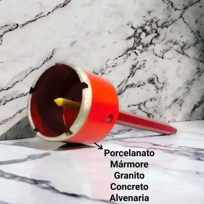 SERRA COPO DIAMANTADA COM HASTE 45MM-FERTAK
