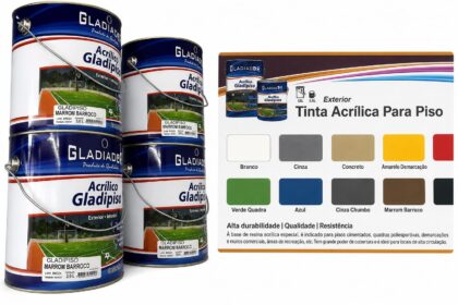 TINTA PARA PISO MARROM BARROCO 3,6LT-GLADIADOR