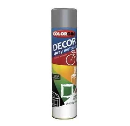 TINTA SPRAY DECOR CINZA 360ML-COLORGIN