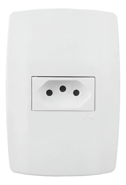 TOMADA HORIZONTAL 10A SLIM -ILUMI