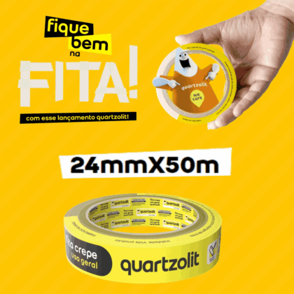 FITA CREPE 24MMX50MT-QUARTZOLIT