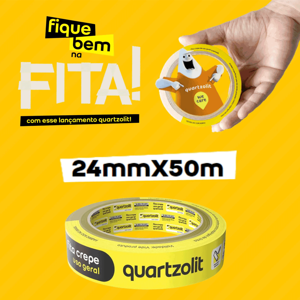 FITA CREPE 24MMX50MT-QUARTZOLIT