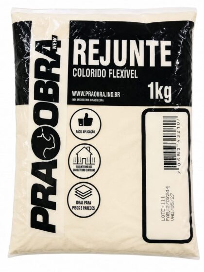 REJUNTE FLEXIVEL MARFIM 1KG-PRA OBRA