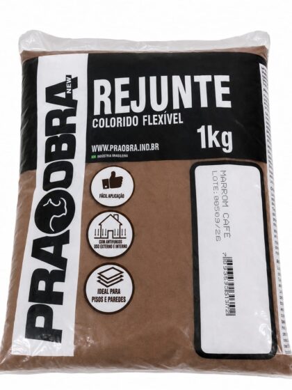 REJUNTE FLEXIVEL MARROM CAFE 1KG-PRA OBRA